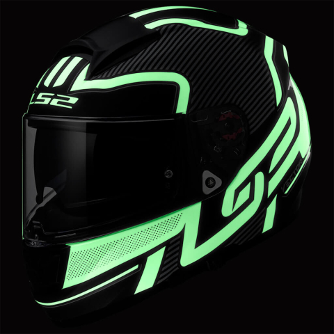 Căști Moto Full Face (Integrale) - Cască Moto LS2 FF397 Vector Orion Matt Black Light Negru Mat
