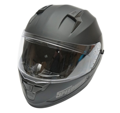 Casti Moto ATV - Casca Moto Integrala Negru Mat XL cu Viziera si Ochelari de Soare Integrati