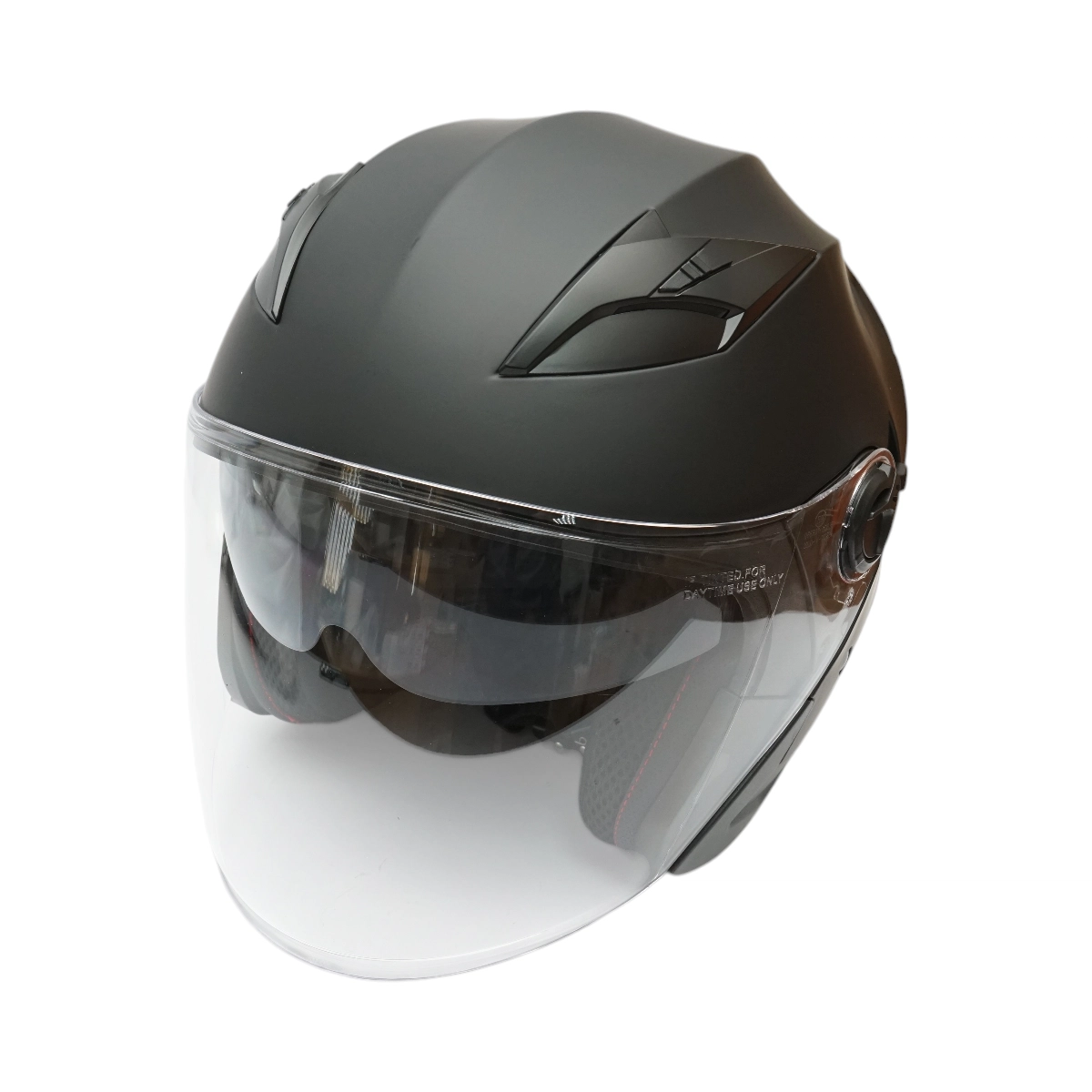 Cască Moto Jet Albă L cu Vizieră și Ochelari Soare UV400 | Moka GSM [6]