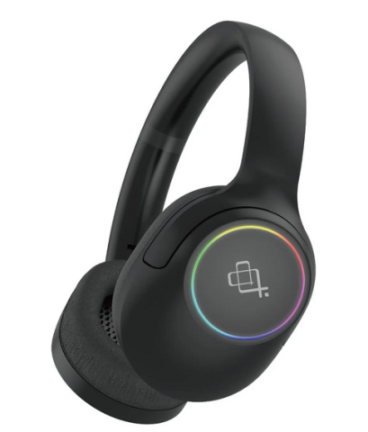 Casti Bluethoot - Casti audio Over the Ear cu microfon si LED Bodhi, Negre