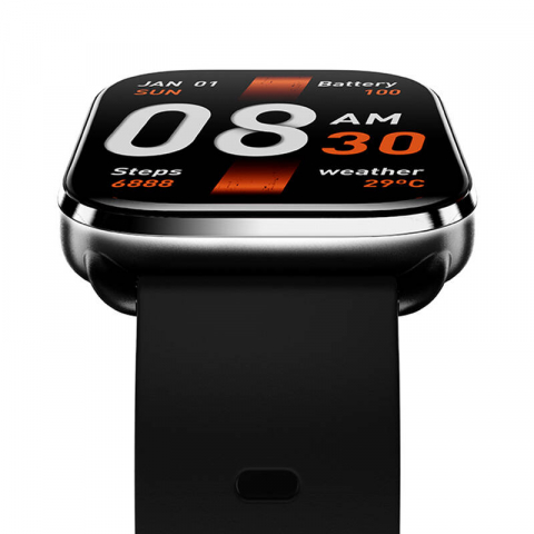 Ceas Smartwatch QCY WATCH GS, Display Mare 2.02inch (black) [3]