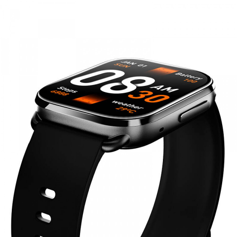 Ceas Smartwatch QCY WATCH GS, Display Mare 2.02inch (black) [1]