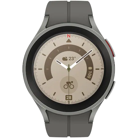 Ceas smartwatch Samsung Galaxy Watch 5 Pro, 45mm, BT, Gray Titanium [4]