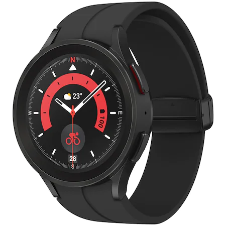Smartwatch - Ceas smartwatch Samsung Galaxy Watch 5 Pro, 45mm, BT, Black Titanium