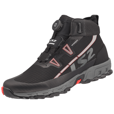 Cizme Moto Adventure LS2 Trekker Man Boots WP Black Waterproof [3]
