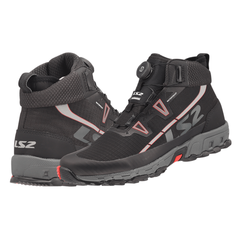 Cizme și Ghete ATV, Moto Adventure și Off-Road - Cizme Moto Adventure LS2 Trekker Man Boots WP Black Waterproof