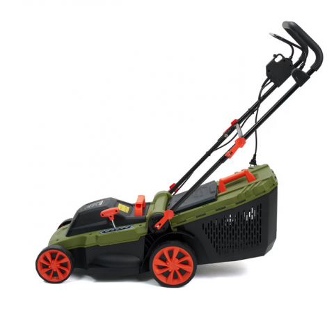 Ingrijire Gazon - Masina de tuns gazon/iarba electrica Heinner AMGE021, putere 1600 W, 3500 rpm, latime taiere 36 cm, inaltime taiere 25 - 75 mm, sac colector 45 l  Coasa Motocoasa electrica trimmer