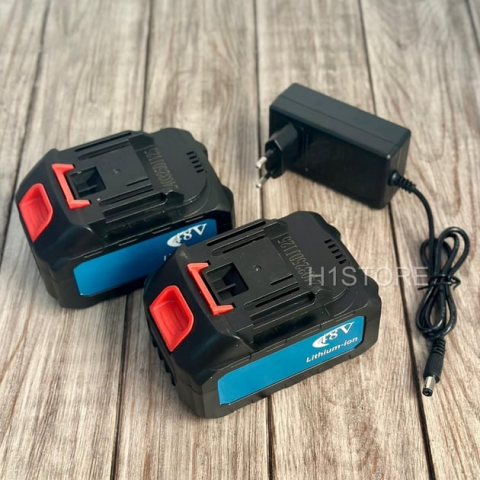 Coasa Motocoasa electrica (trimmer) cu Acumulator 48V 18000RPM Albastra [1]