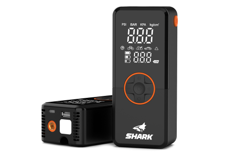 Compresor atv auto - Compresor Auto Portabil Shark BP-150 150 PSI cu Acumulator și Starter de Urgență Moka GSM