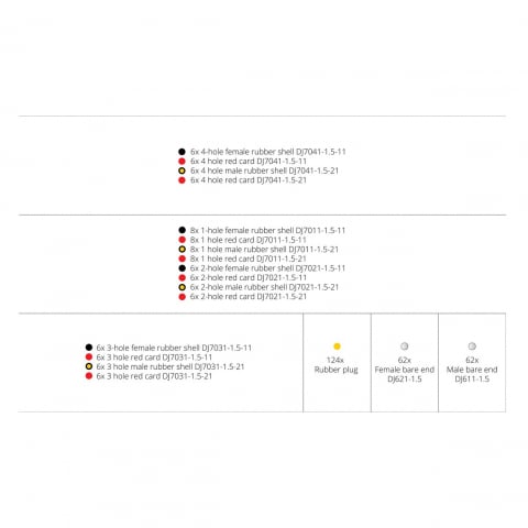 SET Conectori cu garnitura, atv, offroad, Set mufa mama tata 352 piese , cablaj, mufe, can am / polaris / cf moto/ [1]