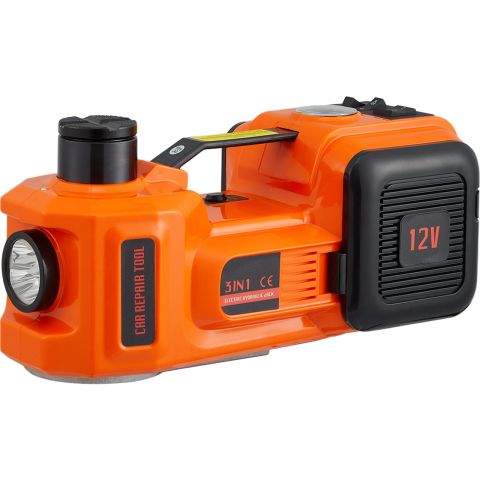 Offroad - Cric electric cu compresor si Lanterna 5 Tone, ATV / SSV, din Aluminiu 5 Tone,  Cric atelier , Maverick, rzr, Offroad