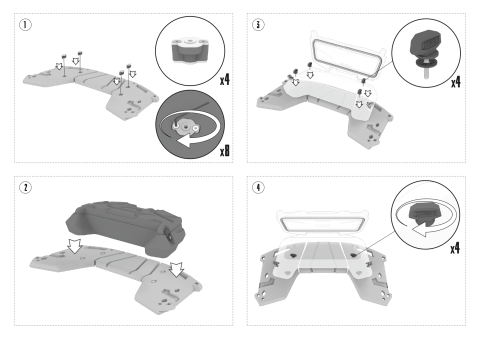 Cutie portbagaj spate Tesseract CFMOTO CFORCE 1000 MV MUD 100L [6]