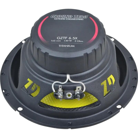 Difuzoare Auto Coaxiale Ground Zero Titanium GZTF 6.5X – 16.5cm, 90W RMS/130W Max [1]
