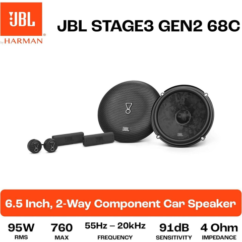 Difuzoare Componente JBL Stage3 68C 16.5 cm 95W RMS 2 Căi [3]