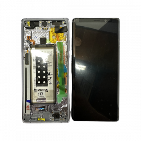 Display-uri si Touchscreen-uri - Display cu rama Samsung Galaxy Note 8 cu ACUMULATOR N950 GREY