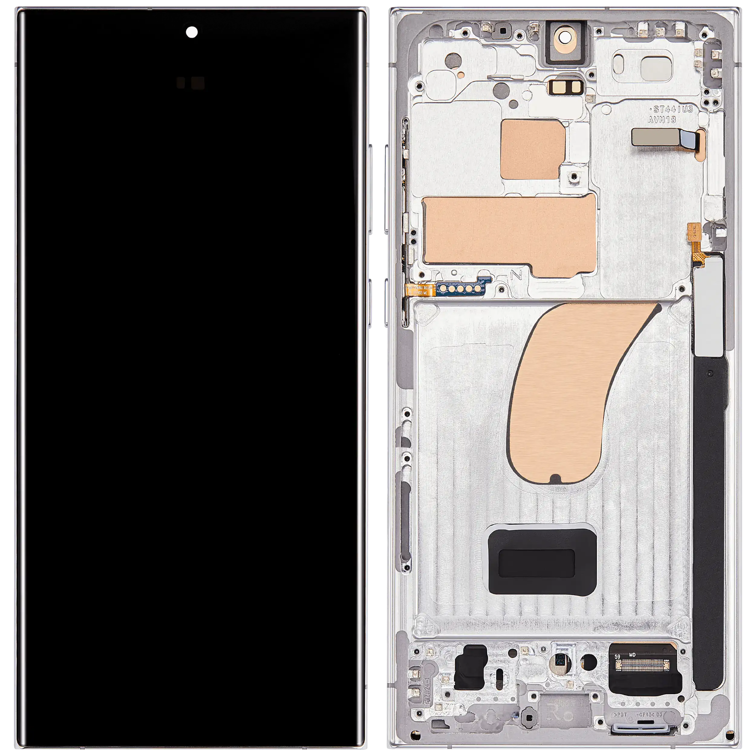 Ecrane Samsung S23 Ultra S918 - Display Samsung Galaxy S23 Ultra S918 Sky Blue OLED Compatibil cu Ramă și Touchscreen