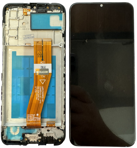 Display-uri si Touchscreen-uri - Display Samsung Galaxy A03s A037 / M03S Cu Rama Compatibil versiune G 160mm