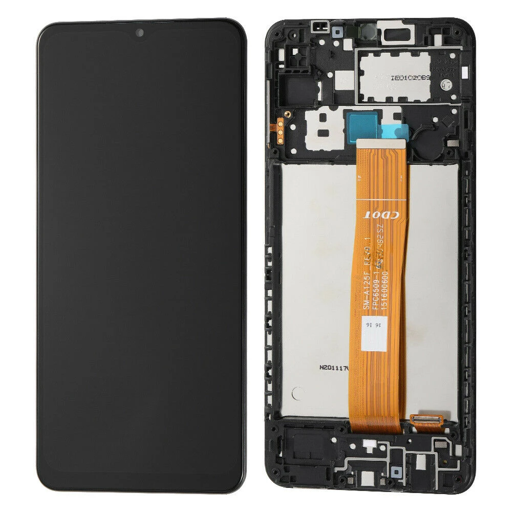 Piese si Componente GSM - Display compatibil Samsung Galaxy A12 A125 cu ramă versiunea T