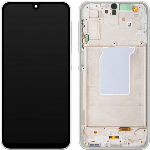 Display-uri si Touchscreen-uri - Display Samsung Galaxy A26, Cu Rama White, Original Service Pack , A266