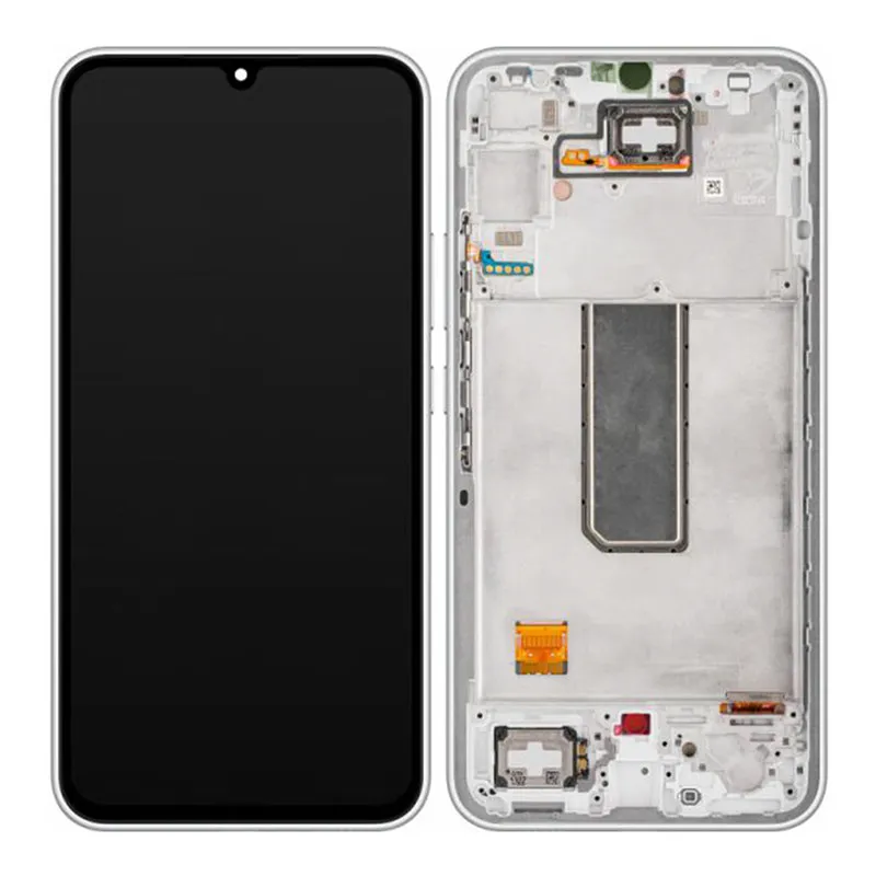 Display-uri si Touchscreen-uri - Display Samsung Galaxy A34 5g  Cu Rama  SILVER