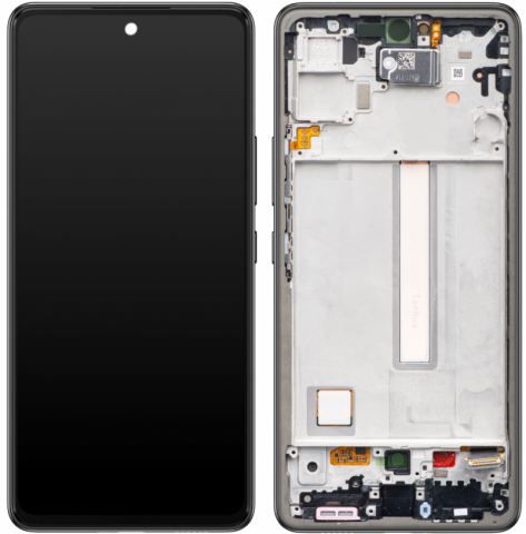 Display-uri si Touchscreen-uri - Display Samsung Galaxy A53 5G A536 Original  Negru cu Rama