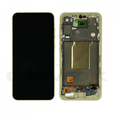 Piese si Componente GSM - Display Samsung Galaxy A55 5G A556 Original cu Rama Lemon
