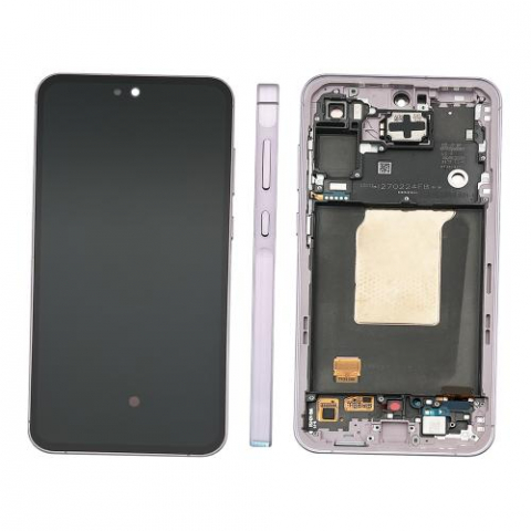 Piese si Componente GSM - Display Samsung Galaxy A55 5G A556 Original cu Rama Violet