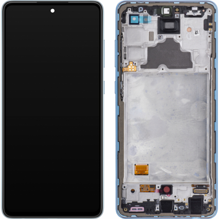 Display-uri si Touchscreen-uri - Display Samsung Galaxy A72 A725 Blue Original Samsung Service Pack