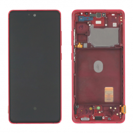 Display-uri si Touchscreen-uri - Display Samsung Galaxy S20 FE G780 / s20 fe 5g g971 Cloud RED