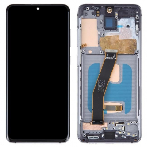 Piese si Componente GSM - Display Samsung Galaxy S20 G980 G981  OLED cu Rama Black