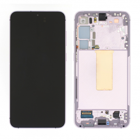 Display-uri si Touchscreen-uri - Display Samsung Galaxy S23 Plus cu rama , Lavender, Pink,