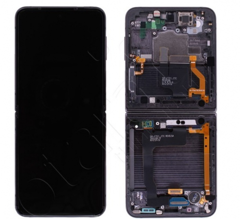 Display-uri si Touchscreen-uri - Display Samsung  Galaxy Z Flip 4,F721  cu Rama Gray GH82-30239A