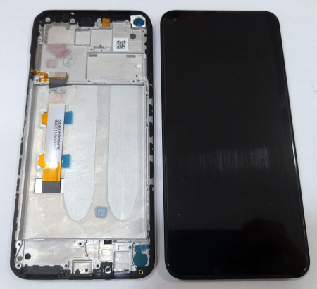 Piese si Componente GSM - Display Xiaomi  Redmi Note 9T 5G Black cu rama Original  M2007J22G, J22