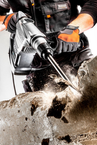 Ciocan rotopercutor SDS Max, 1250W, energie impact 10J, percutii 450/rpm, percutii 2800/min,cutie, accesorii GRAPHITE [1]