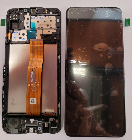 Display-uri si Touchscreen-uri - Ecran Display cu touchscreen Samsung Galaxy M12 M127 cu Rama Service Pack