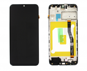 Display-uri si Touchscreen-uri - Ecran Display cu touchscreen Samsung Galaxy M20 M205 cu rama