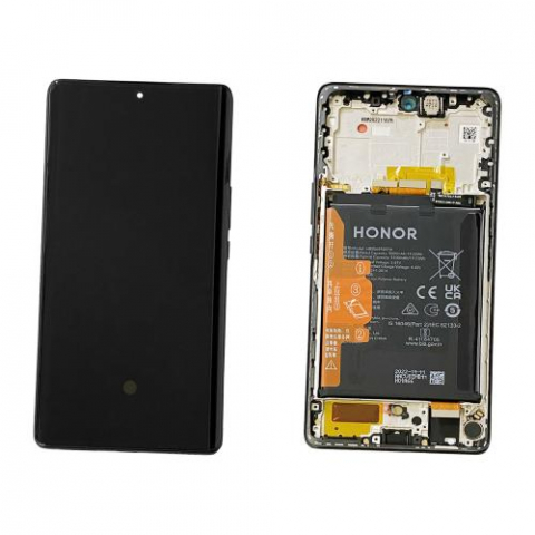 Display-uri si Touchscreen-uri - Original Display Honor Magic 5 Lite cu baterie, Silver