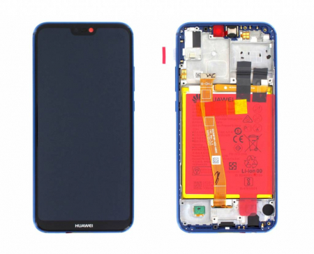 Display Huawei P20 Lite Service Pack + Acumulator + difuzor Original Blue Service Pack [0]