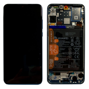 Display-uri si Touchscreen-uri - Ecran Display Huawei P30 Lite 2020   MAR-L21MEA  Service Pack + Acumulator, Negru
