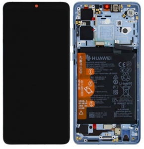 Piese si Componente GSM - Ecran Display Huawei P30 Service Pack + Acumulator Aurora Blue ELE-L29, ELE-L09