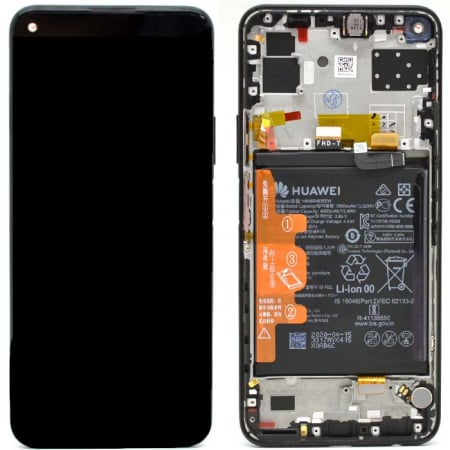 Display-uri si Touchscreen-uri - Ecran Display Huawei P40 Lite 5g  BLACK NEGRU CDY-NX9A  cu Acumulator Original Service Pack