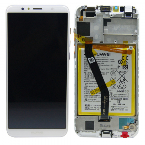 Display-uri si Touchscreen-uri - Display Huawei Y6 2018 cu acumulator si rama Service Pack ALB