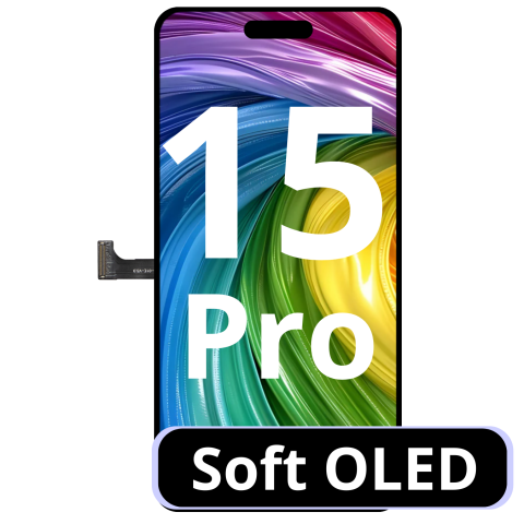 Display-uri si Touchscreen-uri - Display iPhone 15 PRO, Soft Oled, 120hz, Premium