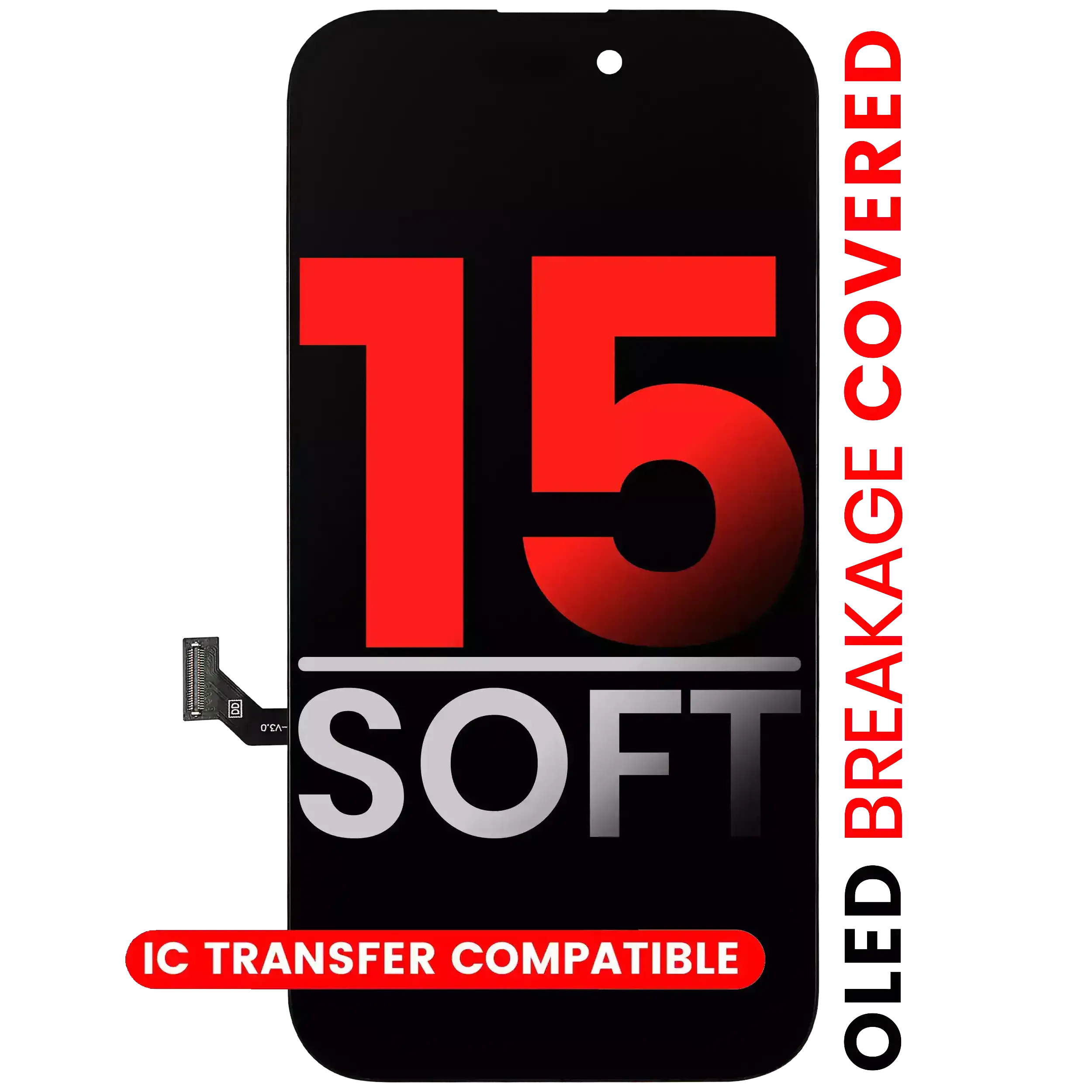 Ecrane iPhone 15 - Ecran Display iPhone 15 Soft OLED Premium