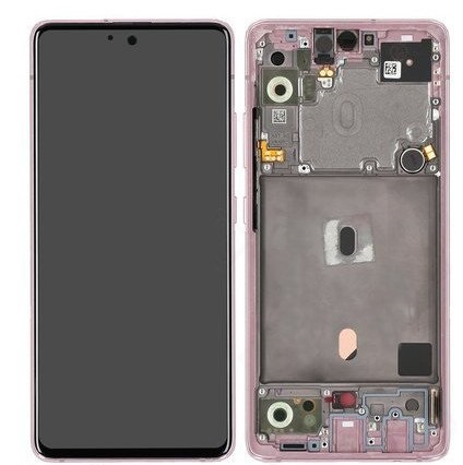 Display-uri si Touchscreen-uri - Ecran Display Samsung Galaxy A51 5G A516, A51 5G 2020, Pink  Original Service Pack
