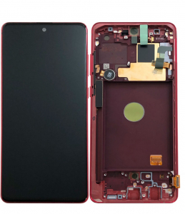Display-uri si Touchscreen-uri - Ecran display Samsung Galaxy Note 10 Lite N770 Aura Red Rosu
