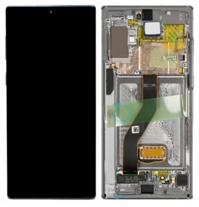 Display-uri si Touchscreen-uri - Ecran display Samsung Galaxy Note 10 N970f AURA GLOW / SILVER