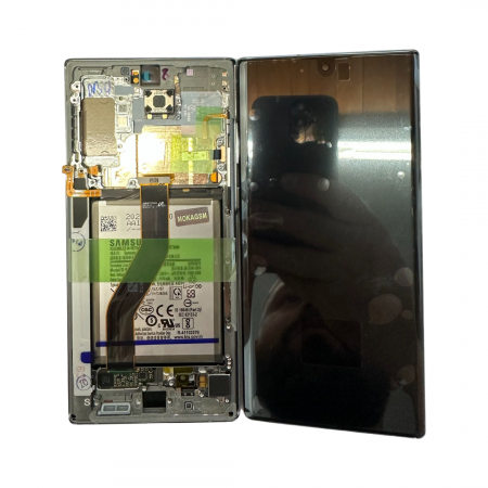 Display-uri si Touchscreen-uri - Ecran display Samsung Galaxy Note 10 Plus N975f AURA GLOW / SILVER