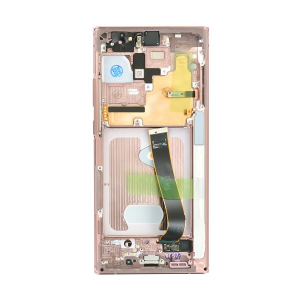 Display-uri si Touchscreen-uri - Display Samsung Galaxy Note 20 Ultra N986 cu rama, Bronze p