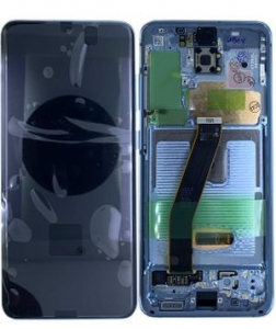Display-uri si Touchscreen-uri - Ecran Display Samsung Galaxy S20 5g G981 G980 Cloud Blue